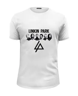 Заказать мужскую футболку в Москве. Футболка базовая Linkin Park от Fedor - готовые дизайны и нанесение принтов.
