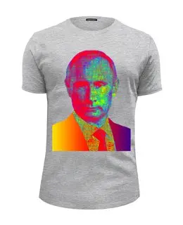 Заказать мужскую футболку в Москве. Футболка базовая МОй Президент от Pinky-Winky - готовые дизайны и нанесение принтов.