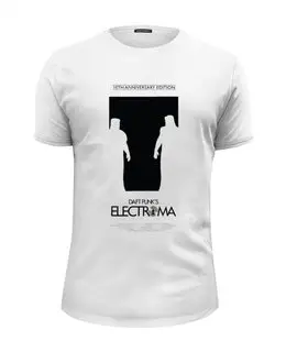 Заказать мужскую футболку в Москве. Футболка базовая Daft Punk -Electroma от KinoArt - готовые дизайны и нанесение принтов.
