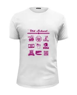 Заказать мужскую футболку в Москве. Футболка базовая "The Old School 90" Series от Octopuslabel - готовые дизайны и нанесение принтов.