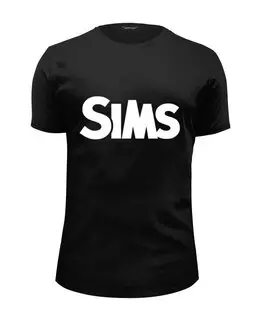Заказать мужскую футболку в Москве. Футболка базовая The Sims от THE_NISE  - готовые дизайны и нанесение принтов.