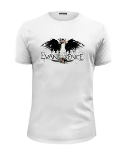 Заказать мужскую футболку в Москве. Футболка базовая Evanescence от Fedor - готовые дизайны и нанесение принтов.