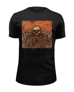 Заказать мужскую футболку в Москве. Футболка базовая Art Horror от Leichenwagen - готовые дизайны и нанесение принтов.