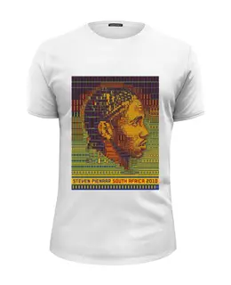Заказать мужскую футболку в Москве. Футболка базовая Афро-мама от CoolDesign - готовые дизайны и нанесение принтов.