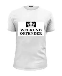 Заказать мужскую футболку в Москве. Футболка базовая weekend offender kids от торгаш - готовые дизайны и нанесение принтов.