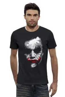 joker printed t shirt