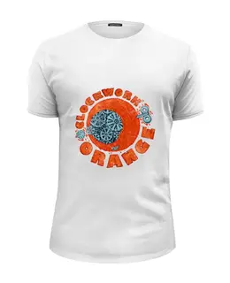 Заказать мужскую футболку в Москве. Футболка базовая Clockwork orange от YellowCloverShop - готовые дизайны и нанесение принтов.