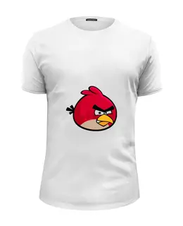Заказать мужскую футболку в Москве. Футболка базовая Angry Bird от Max - готовые дизайны и нанесение принтов.