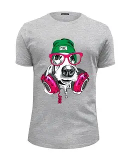 Заказать мужскую футболку в Москве. Футболка базовая ❖ MusicDog ❖ от balden - готовые дизайны и нанесение принтов.