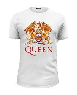 Заказать мужскую футболку в Москве. Футболка базовая Queen group от Leichenwagen - готовые дизайны и нанесение принтов.
