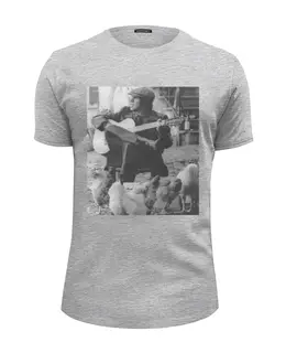 Заказать мужскую футболку в Москве. Футболка базовая Adriano Celentano от KinoArt - готовые дизайны и нанесение принтов.
