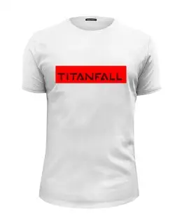 Заказать мужскую футболку в Москве. Футболка базовая Titanfall от THE_NISE  - готовые дизайны и нанесение принтов.
