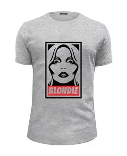 Заказать мужскую футболку в Москве. Футболка базовая Blondie  от ПРИНТЫ ПЕЧАТЬ  - готовые дизайны и нанесение принтов.