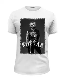 Заказать мужскую футболку в Москве. Футболка базовая James Kottak ( Scorpions) от Leichenwagen - готовые дизайны и нанесение принтов.