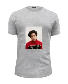 Заказать мужскую футболку в Москве. Футболка базовая Cole Sprouse от Polilog - готовые дизайны и нанесение принтов.
