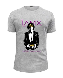 Заказать мужскую футболку в Москве. Футболка базовая IAMX / Kiss And Swallow от OEX design - готовые дизайны и нанесение принтов.