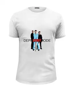 Заказать мужскую футболку в Москве. Футболка базовая Depeche Mode 2017 от Fedor - готовые дизайны и нанесение принтов.