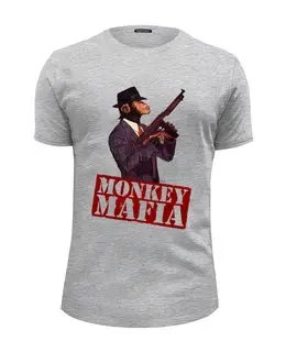 Заказать мужскую футболку в Москве. Футболка базовая Monkey Mafia от OEX design - готовые дизайны и нанесение принтов.