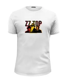 Заказать мужскую футболку в Москве. Футболка базовая ZZ TOP от BURNSHIRTS - готовые дизайны и нанесение принтов.
