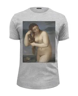 Заказать мужскую футболку в Москве. Футболка базовая Titian - Venus Anadyomene от KinoArt - готовые дизайны и нанесение принтов.