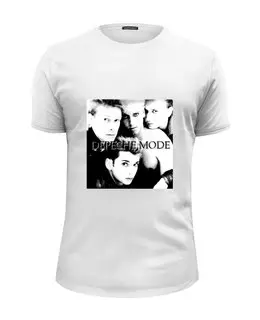 Заказать мужскую футболку в Москве. Футболка базовая Depeche Mode от afonin.i96@gmail.com - готовые дизайны и нанесение принтов.