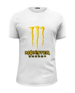 Заказать мужскую футболку в Москве. Футболка базовая Monster Energy от THE_NISE  - готовые дизайны и нанесение принтов.