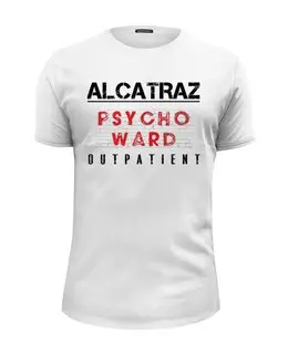 Заказать мужскую футболку в Москве. Футболка базовая ☛ ALCATRAZ ☚ от balden - готовые дизайны и нанесение принтов.