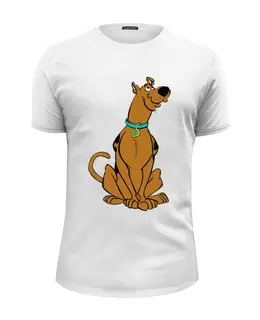 Заказать мужскую футболку в Москве. Футболка базовая Scooby Doo от YellowCloverShop - готовые дизайны и нанесение принтов.