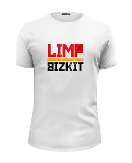 Заказать мужскую футболку в Москве. Футболка базовая Limp Bizkit от BURNSHIRTS - готовые дизайны и нанесение принтов.