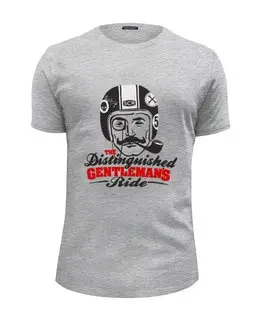 Заказать мужскую футболку в Москве. Футболка базовая The Distinguished Gentleman's Ride от madwheelz - готовые дизайны и нанесение принтов.