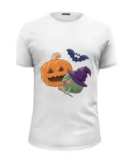 Заказать мужскую футболку в Москве. Футболка базовая Halloween от queen  - готовые дизайны и нанесение принтов.