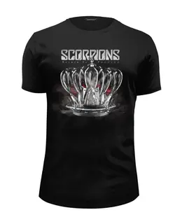 Заказать мужскую футболку в Москве. Футболка базовая Scorpions Band от Leichenwagen - готовые дизайны и нанесение принтов.