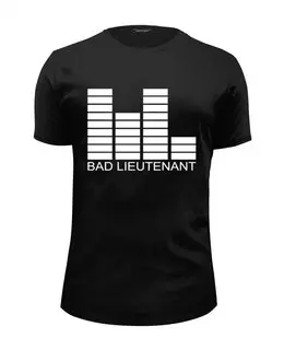 Заказать мужскую футболку в Москве. Футболка базовая Bad Lieutenant от OEX design - готовые дизайны и нанесение принтов.