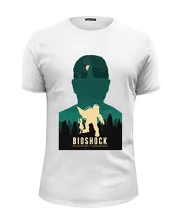 Заказать мужскую футболку в Москве. Футболка базовая Biochock poster от priceless - готовые дизайны и нанесение принтов.