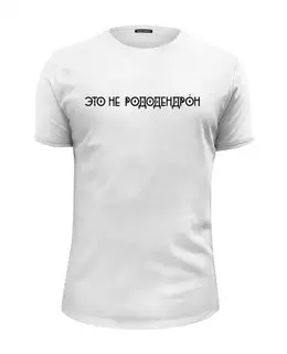 Заказать мужскую футболку в Москве. Футболка базовая Рододендрон от Борис Ульзибат - готовые дизайны и нанесение принтов.