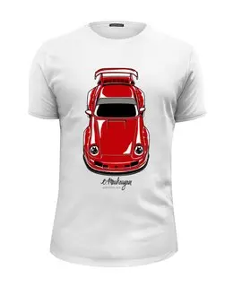 Заказать мужскую футболку в Москве. Футболка базовая RWB Porsche от Oleg Markaryan - готовые дизайны и нанесение принтов.