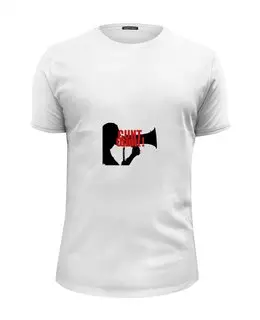 Заказать мужскую футболку в Москве. Футболка базовая CUNT T-shirt от mihail@artkartel.ru - готовые дизайны и нанесение принтов.