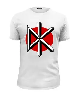 Заказать мужскую футболку в Москве. Футболка базовая Dead Kennedys от geekbox - готовые дизайны и нанесение принтов.