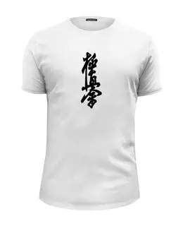 Заказать мужскую футболку в Москве. Футболка базовая kyokushinkai от Y L - готовые дизайны и нанесение принтов.