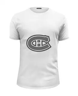 Заказать мужскую футболку в Москве. Футболка базовая Montreal Canadiens от kspsshop - готовые дизайны и нанесение принтов.