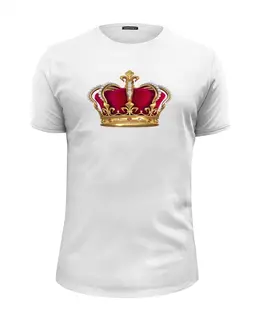 Заказать мужскую футболку в Москве. Футболка базовая Crown от Nalivaev - готовые дизайны и нанесение принтов.
