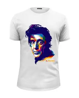 Заказать мужскую футболку в Москве. Футболка базовая  Al Pacino (1) от T-shirt print  - готовые дизайны и нанесение принтов.