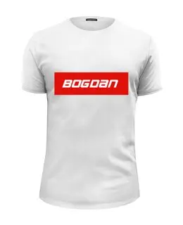 Заказать мужскую футболку в Москве. Футболка базовая Bogdan от THE_NISE  - готовые дизайны и нанесение принтов.