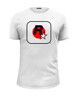Заказать мужскую футболку в Москве. Футболка базовая Rockstar Games от Nalivaev - готовые дизайны и нанесение принтов.