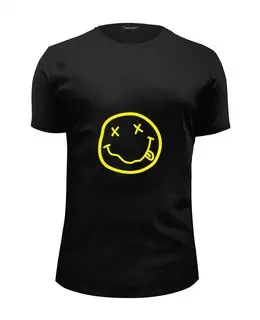 Заказать мужскую футболку в Москве. Футболка базовая Nirvana от YellowCloverShop - готовые дизайны и нанесение принтов.