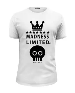 Заказать мужскую футболку в Москве. Футболка базовая Madness от Pinky-Winky - готовые дизайны и нанесение принтов.