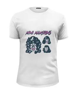 Заказать мужскую футболку в Москве. Футболка базовая MINI MANSIONS MONSTERS TEE от mette.arne@mail.ru - готовые дизайны и нанесение принтов.