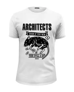 Заказать мужскую футболку в Москве. Футболка базовая Architects от geekbox - готовые дизайны и нанесение принтов.