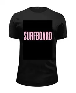 Заказать мужскую футболку в Москве. Футболка базовая BEYONCÉ «Surfboard» от Alex Hawn - готовые дизайны и нанесение принтов.