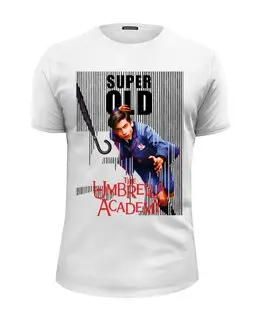 Заказать мужскую футболку в Москве. Футболка базовая The Umbrella Academy   от T-shirt print  - готовые дизайны и нанесение принтов.